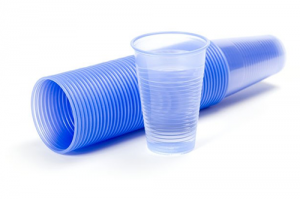 7oz blue cups
