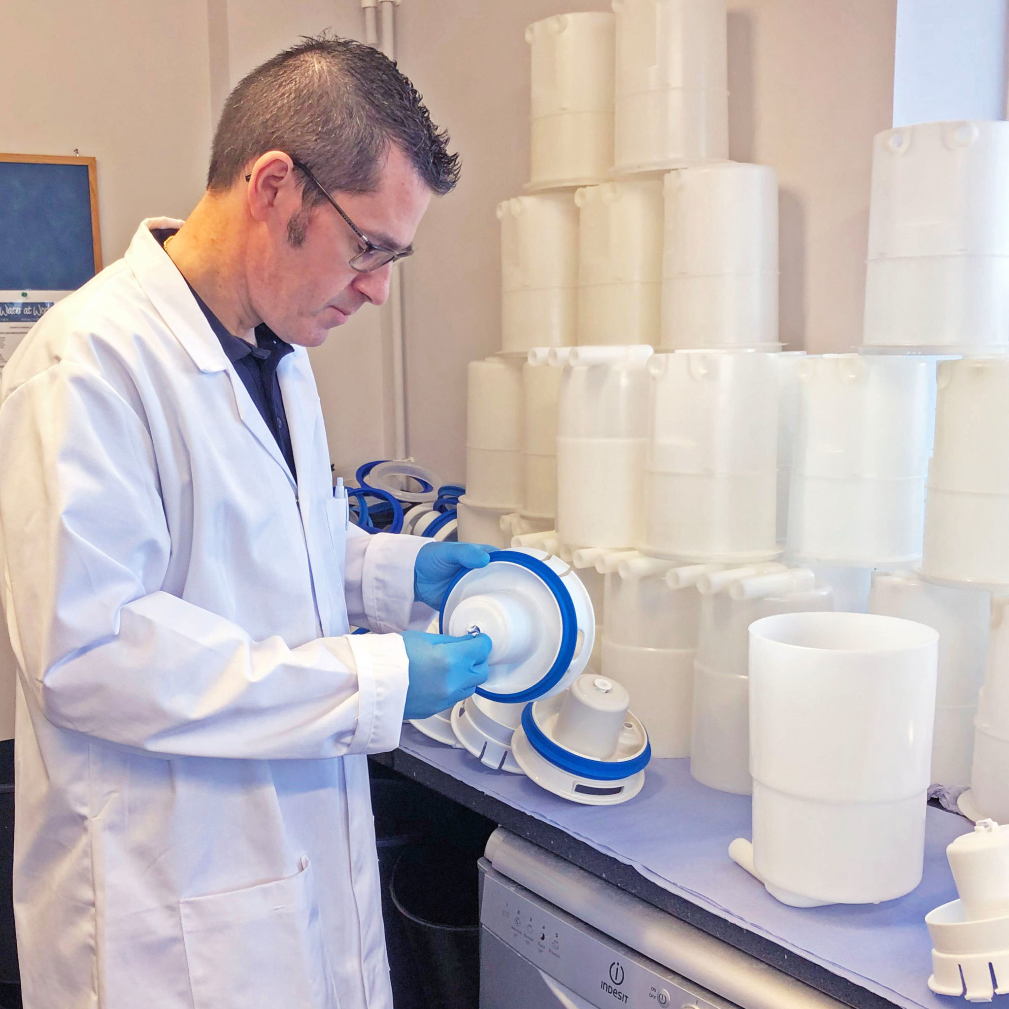 Water cooler sanitisation process Water at Work Ltd